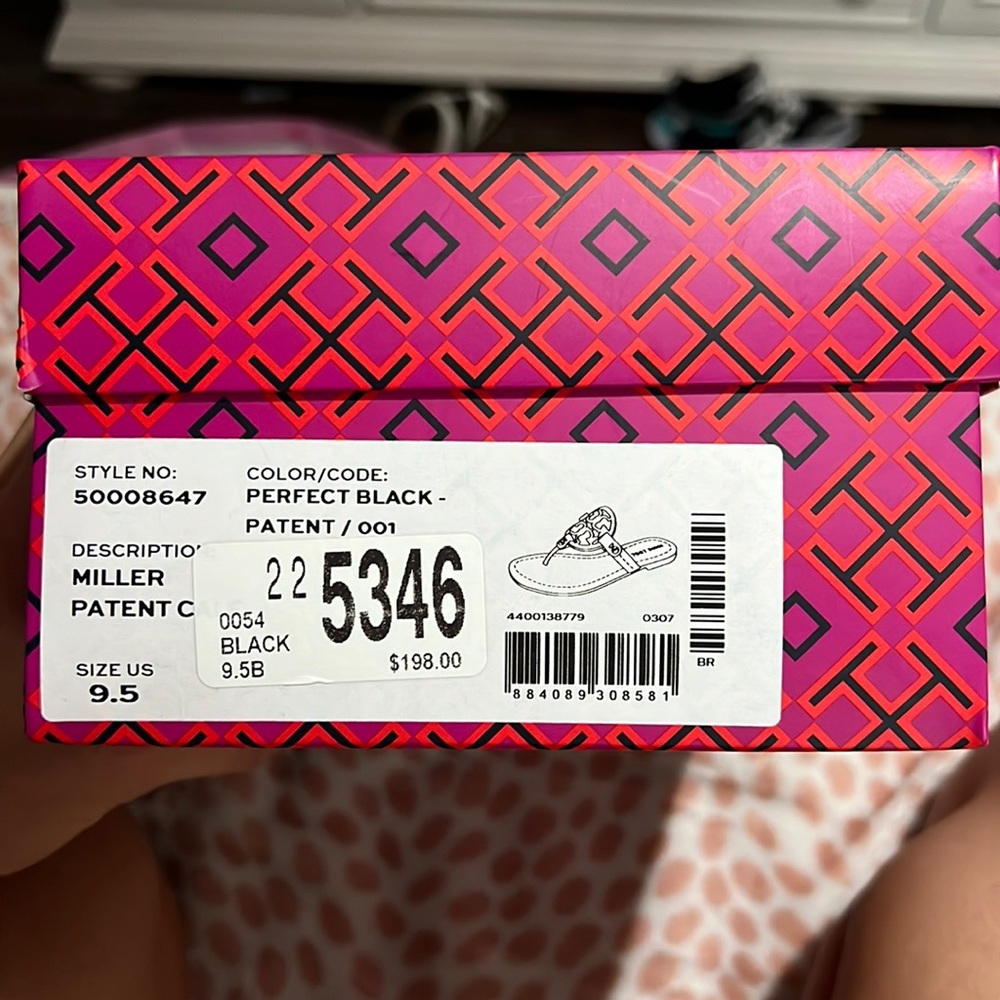 Tory Burch Black Sandals, only worn once